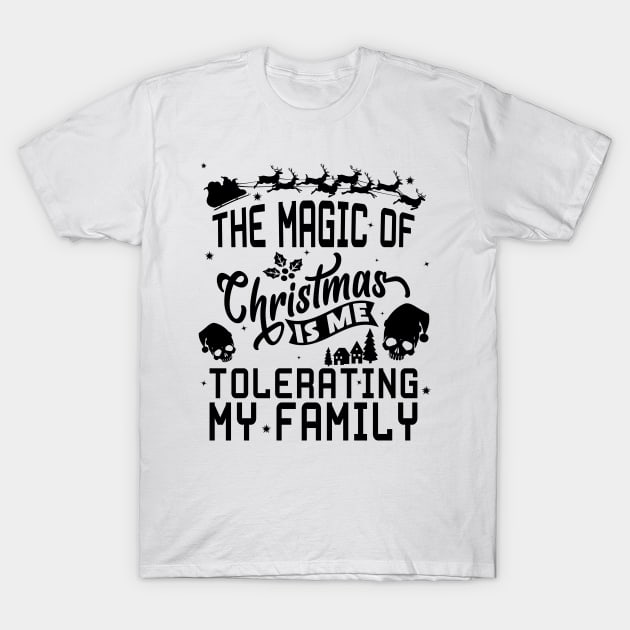 the magic of christmas T-Shirt by MZeeDesigns